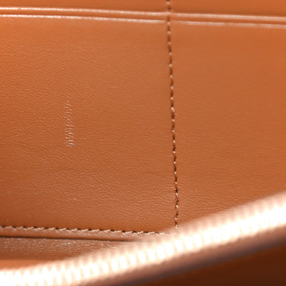 MCM Visetos Rabbit Zip Around Wallet Cognac 10 of 10