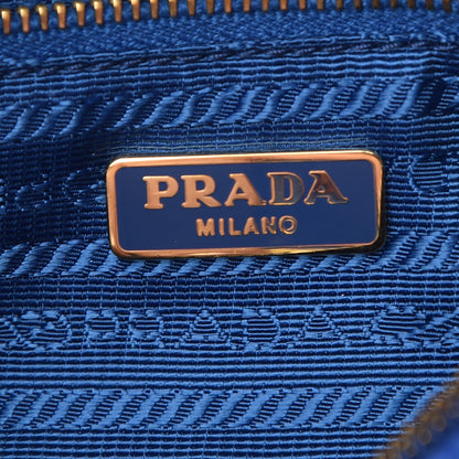 Prada Vitello Daino Pochette Azzurro 6 of 10