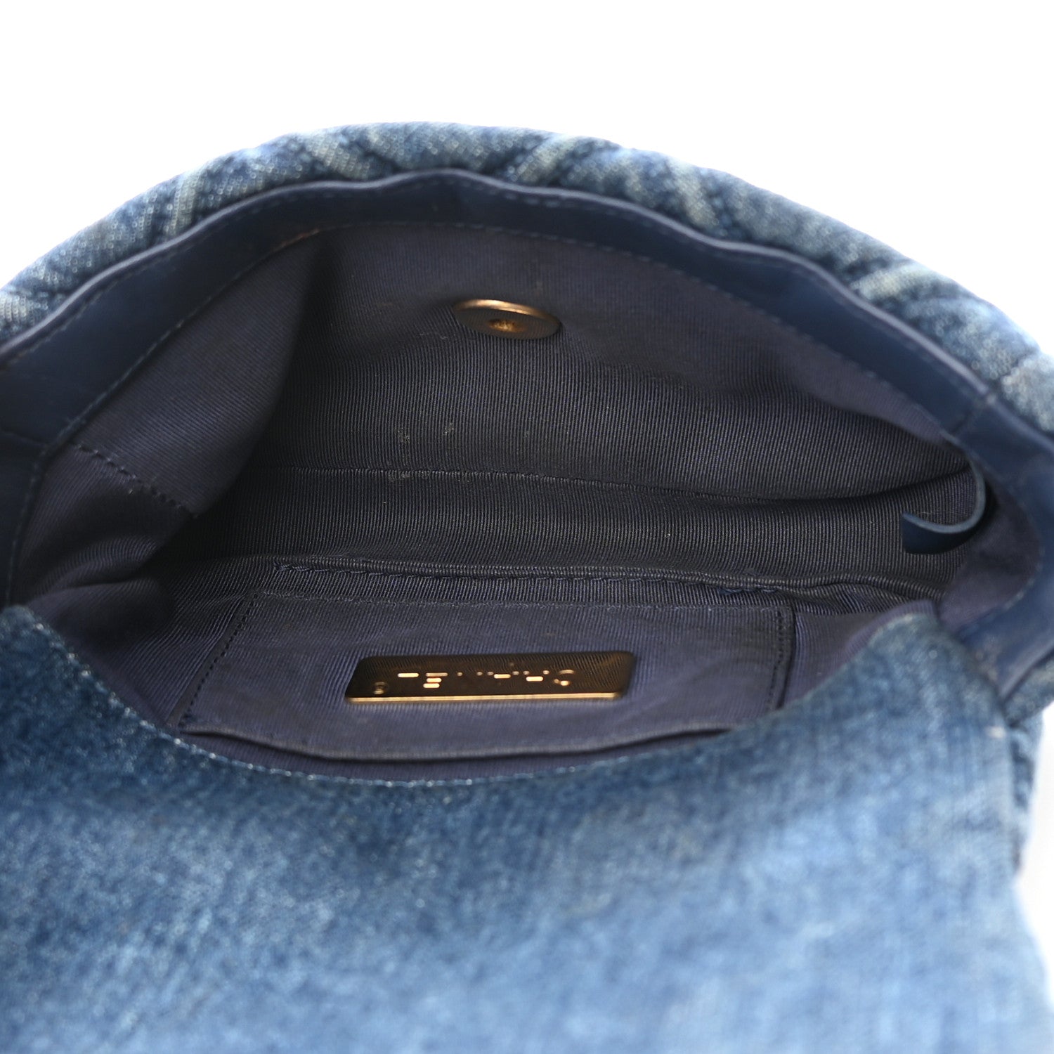 Chanel Denim Quilted Chanel 19 Belt Bag Blue 5 of 15