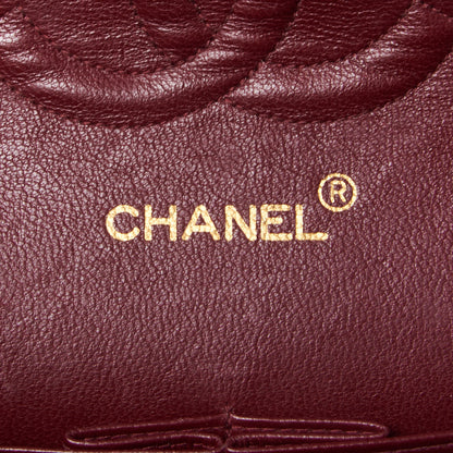 Chanel Lambskin Quilted Medium Double Flap Black 7 of 9