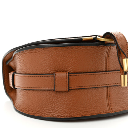 Chloe Grained Calfskin Small Marcie Saddle Bag Tan 8 of 10