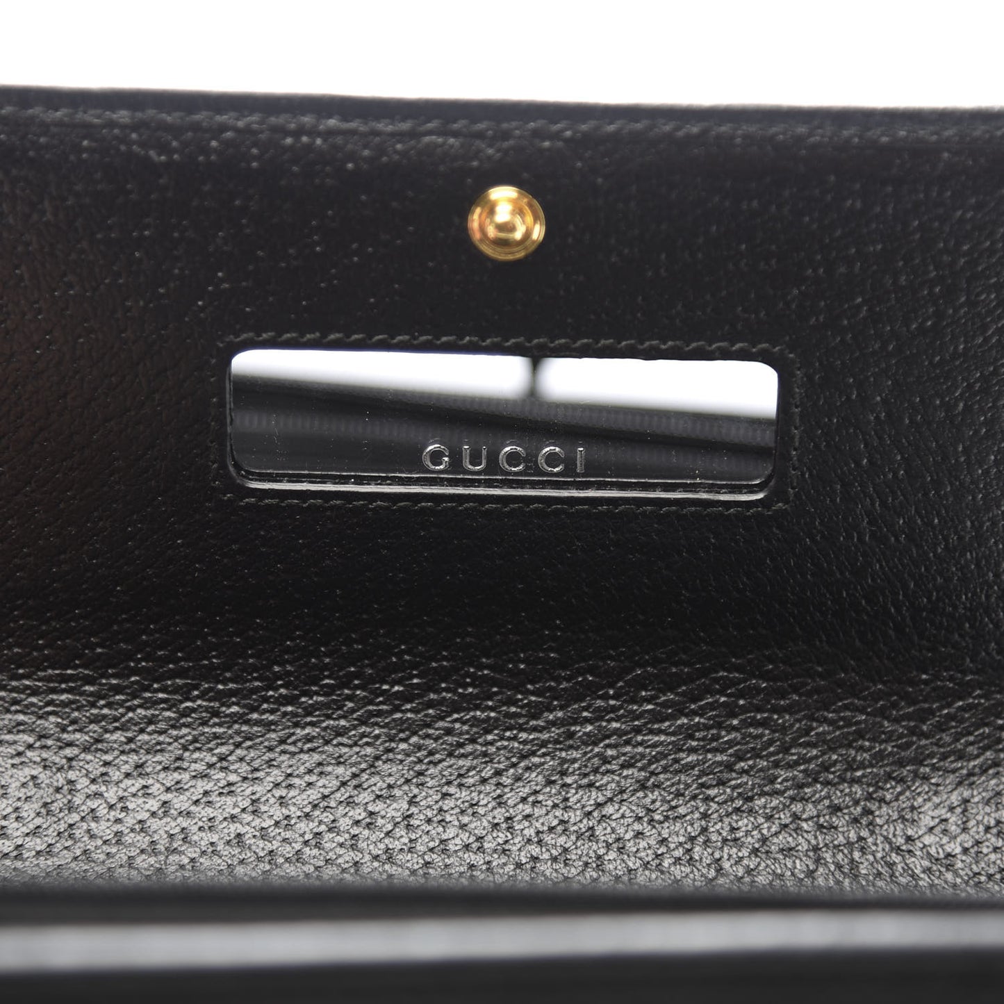 Calfskin Web Ophidia Wallet On Chain Black
