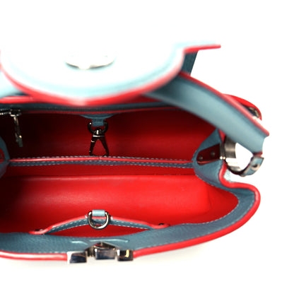 Louis Vuitton Taurillon Capucines BB Ciel 5 of 9