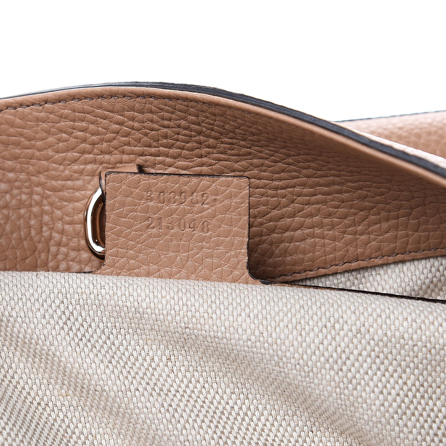 Pebbled Calfskin Medium Soho Chain Shoulder Bag Camelia