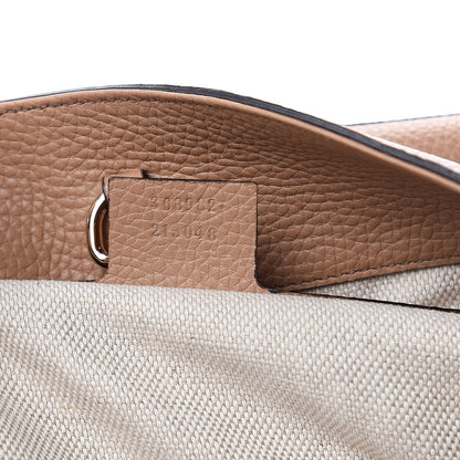 Gucci Pebbled Calfskin Medium Soho Chain Shoulder Bag Camelia 7 of 9