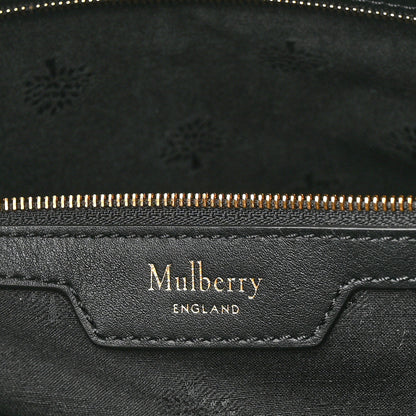 Mulberry Econyl Nylon Jacquard Calfskin Monogram Shopper Tote Black 6 of 9
