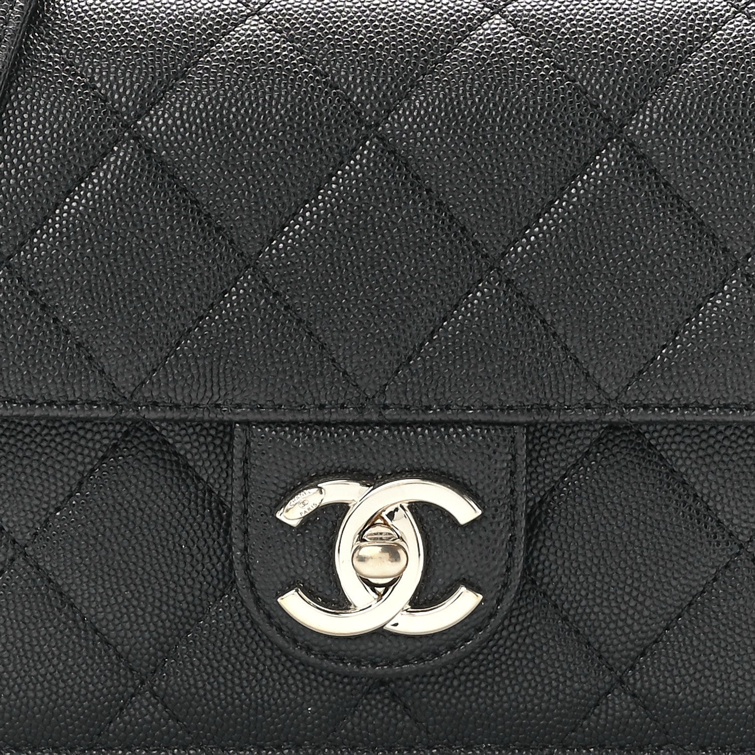 Chanel Caviar Quilted Like A Wallet Flap Black 7 of 10