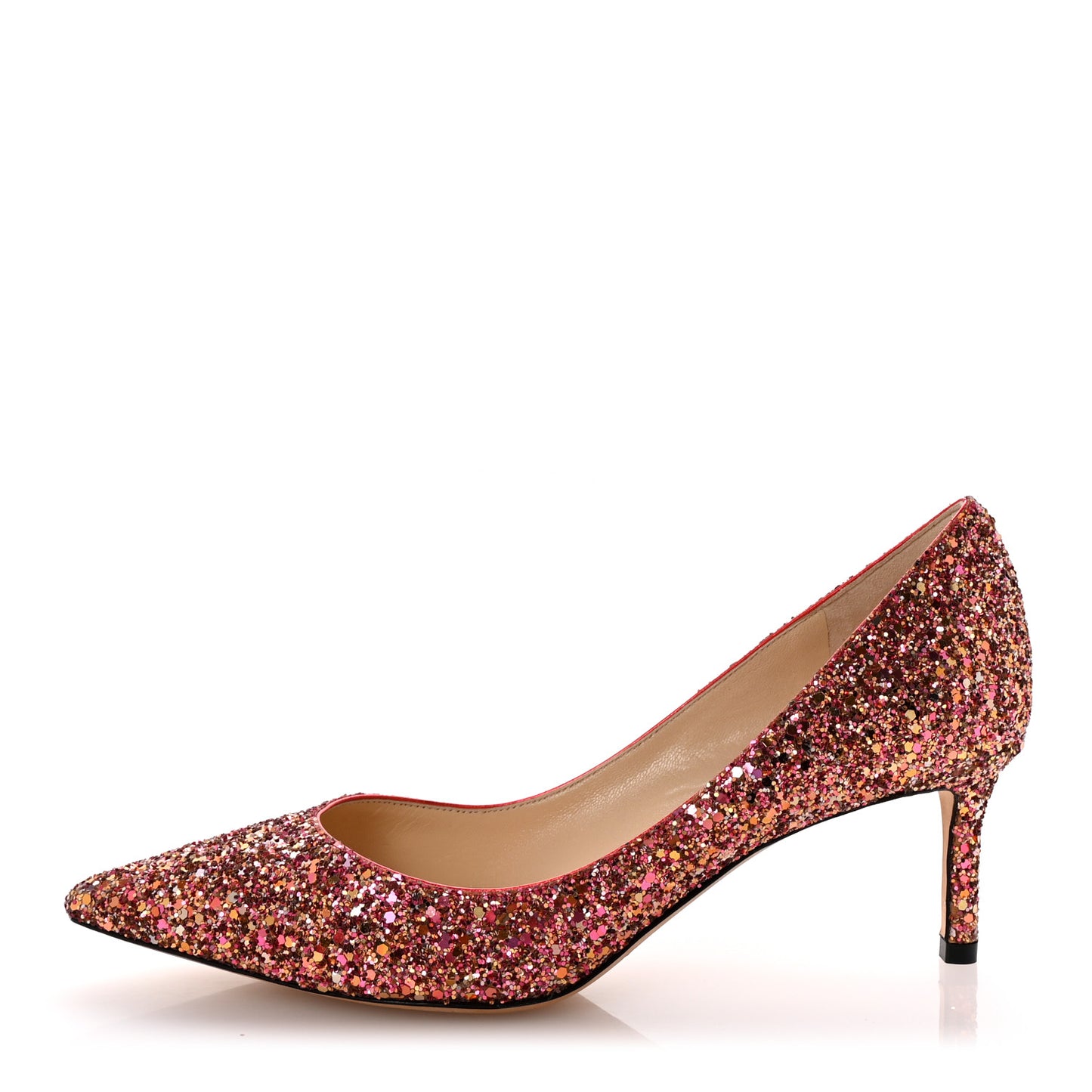 Coarse Glitter Degrade Romy 60 Pumps 38 Pink Multi