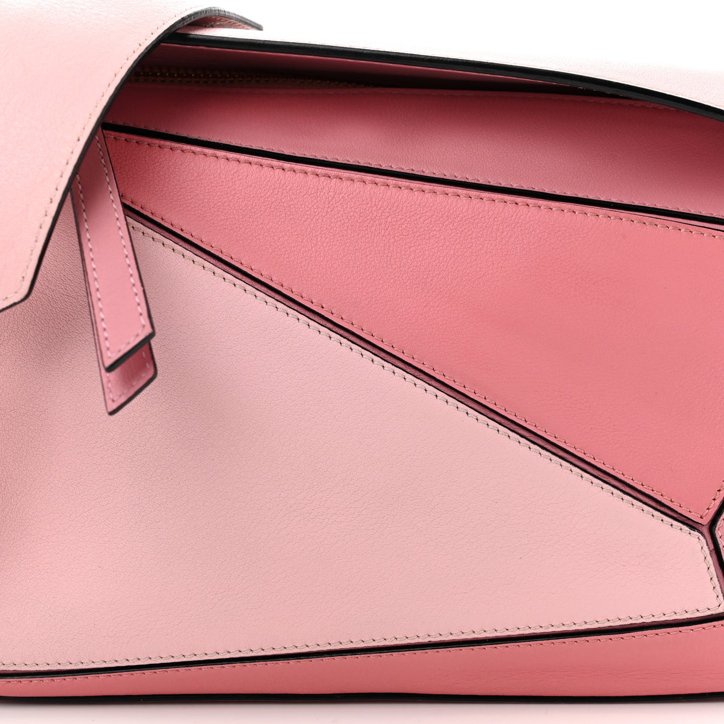 Calfskin Small Puzzle Bag Rosa