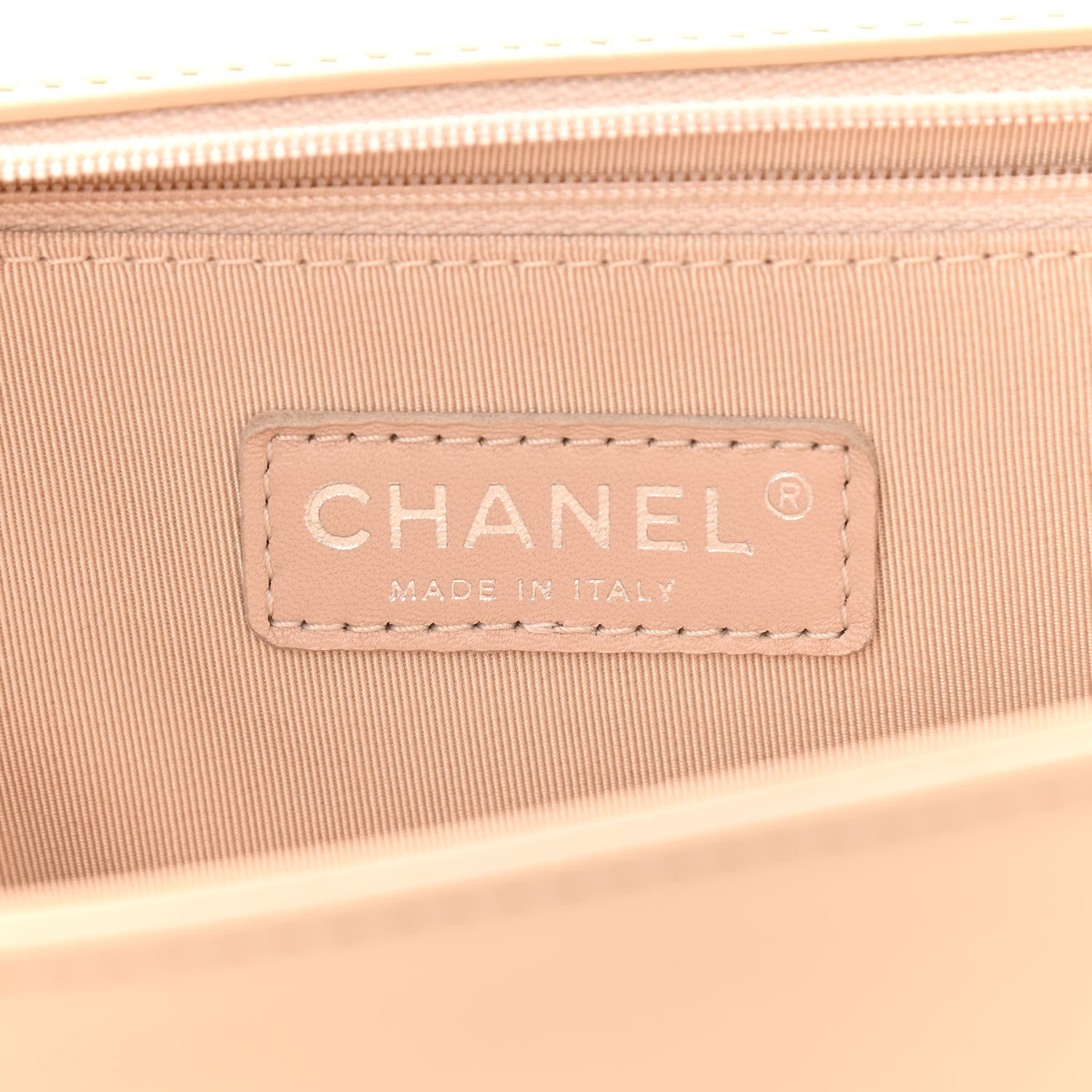 Chanel Lambskin Quilted Large Boy Flap Beige 6 of 14