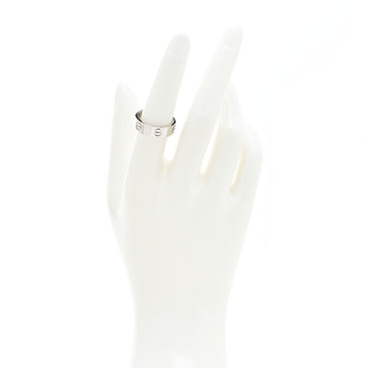 Cartier 18K White Gold 5.5mm LOVE Ring 54 6.75 2 of 4