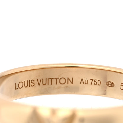 Louis Vuitton 18K Yellow Gold LV Volt Multi Wedding Band Ring 52 6 4 of 4