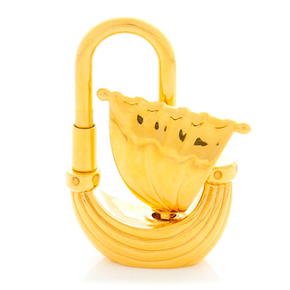 Hermes Annee L’Air De Paris Sailing Boat Cadena Lock Charm Gold 1 of 3