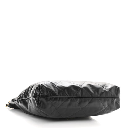 Chanel Shiny Calfskin Quilted Chanel 22 Black 5 of 11
