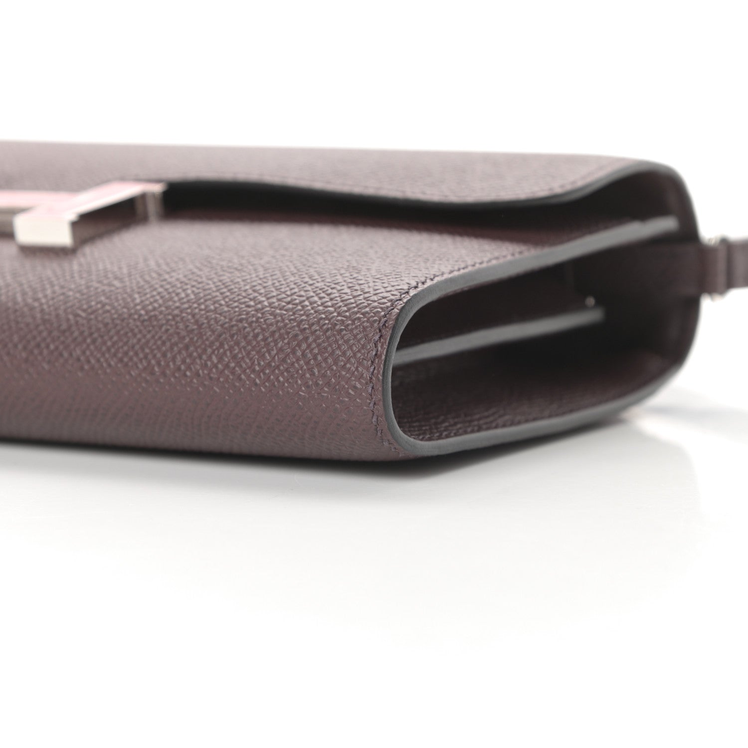 Hermes Epsom Enamel Constance Long Wallet To Go Wallet Rouge Sellier Framboise 10 of 11