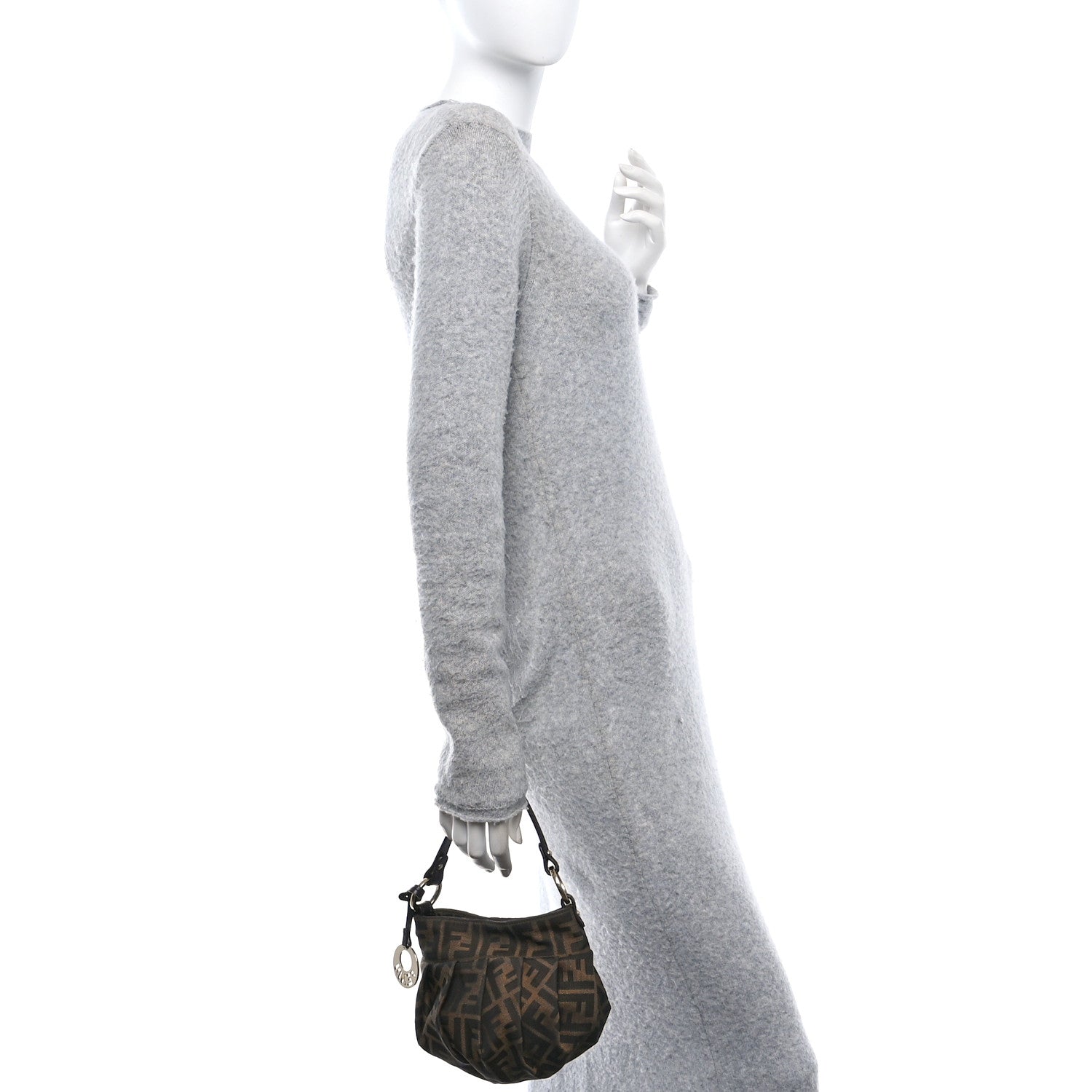 Fendi Zucca Mini Chef Hobo Tobacco 2 of 13