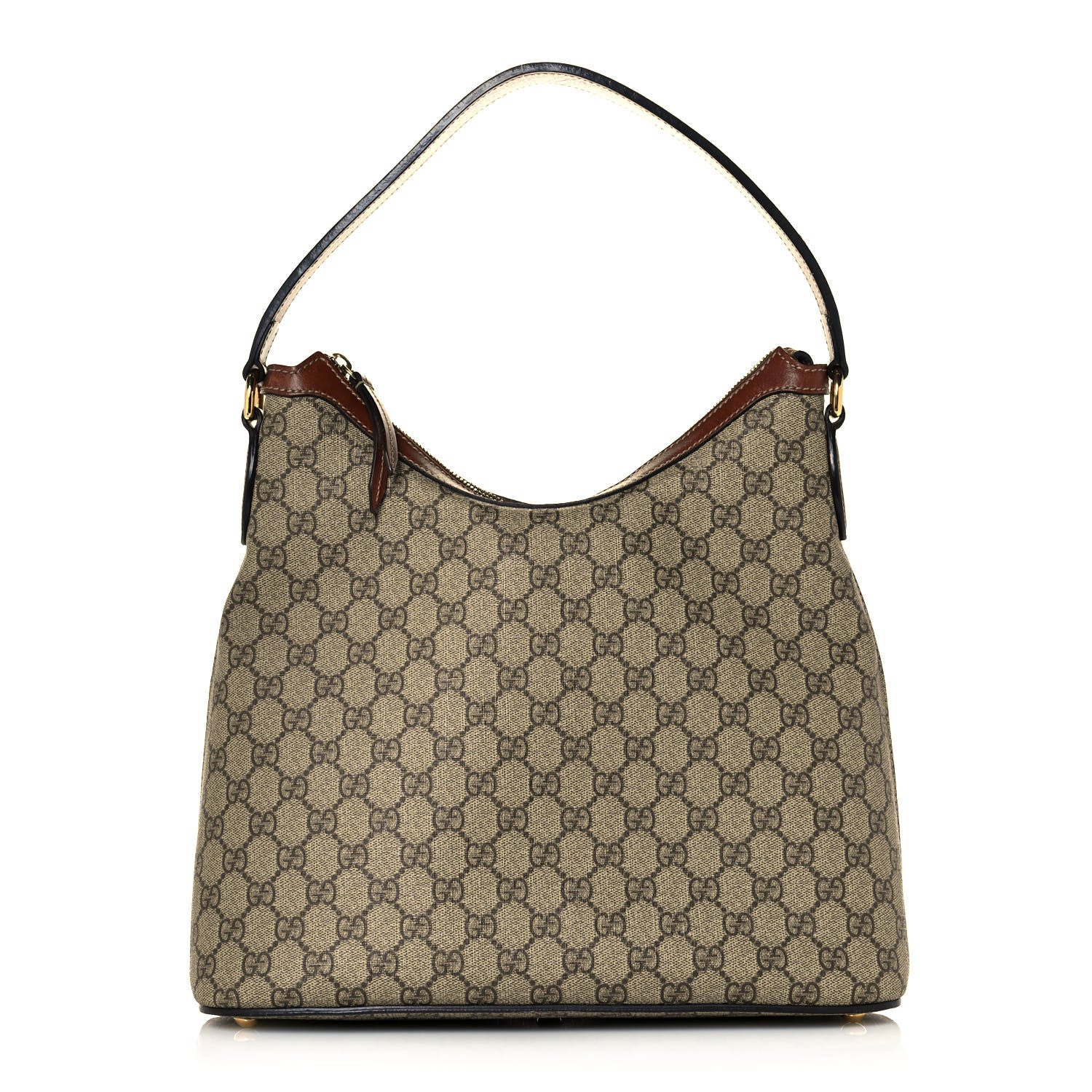 Gucci GG Supreme Monogram Linea A Hobo Brown 1 of 16