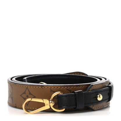 Louis Vuitton Reverse Monogram Bandouliere Shoulder Strap XL Black 1 of 3