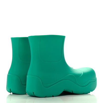 Bottega Veneta Rubber Puddle Boots 38 Acid Turquoise 4 of 8