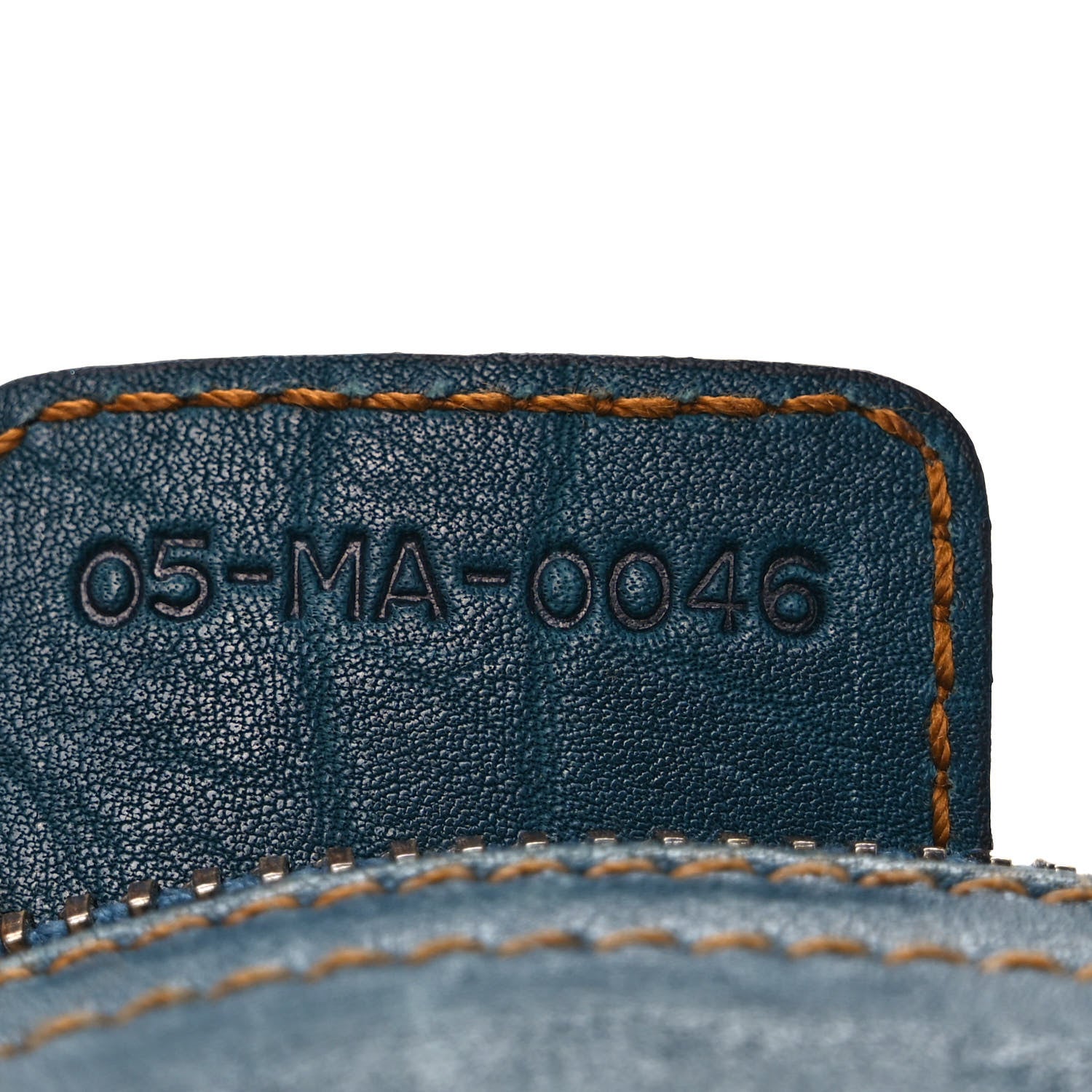 Christian Dior Calfskin Medium Gaucho Double Saddle Bag Dark Blue 7 of 14