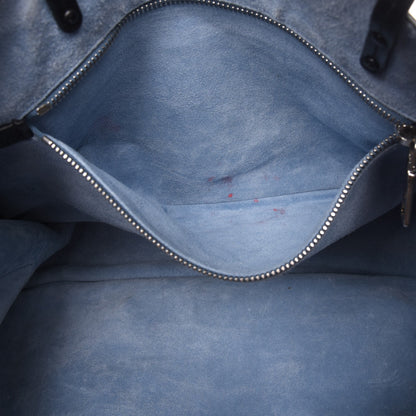 Prada Glace Calf Etiquette Tote Black Astrale 6 of 10