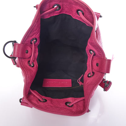 Balenciaga Agneau Classic Hardware Mini Pompon Cyclamen Fucsia 5 of 7