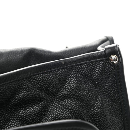 Chanel Caviar Quilted Large French Riviera Flap Black 10 of 12