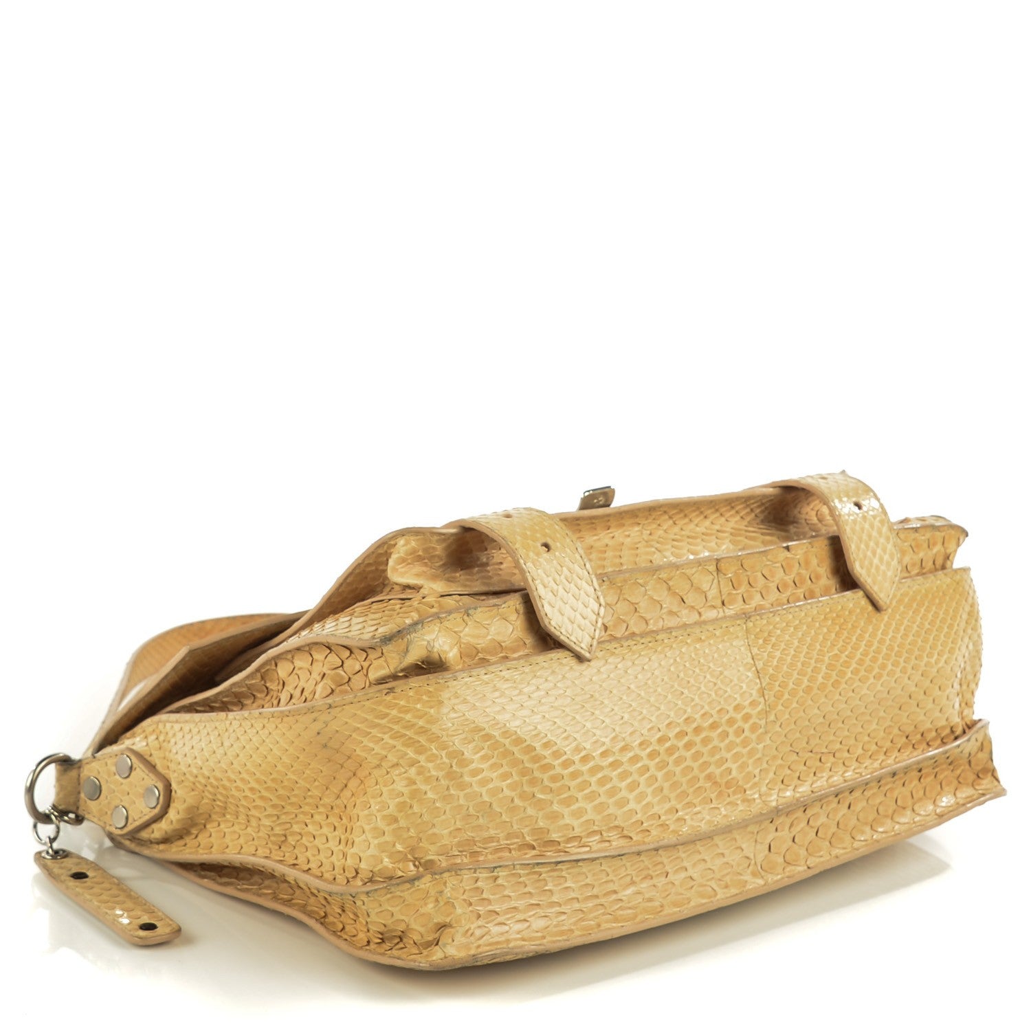 Proenza Schouler Python PS1 Large Satchel Gold 4 of 13