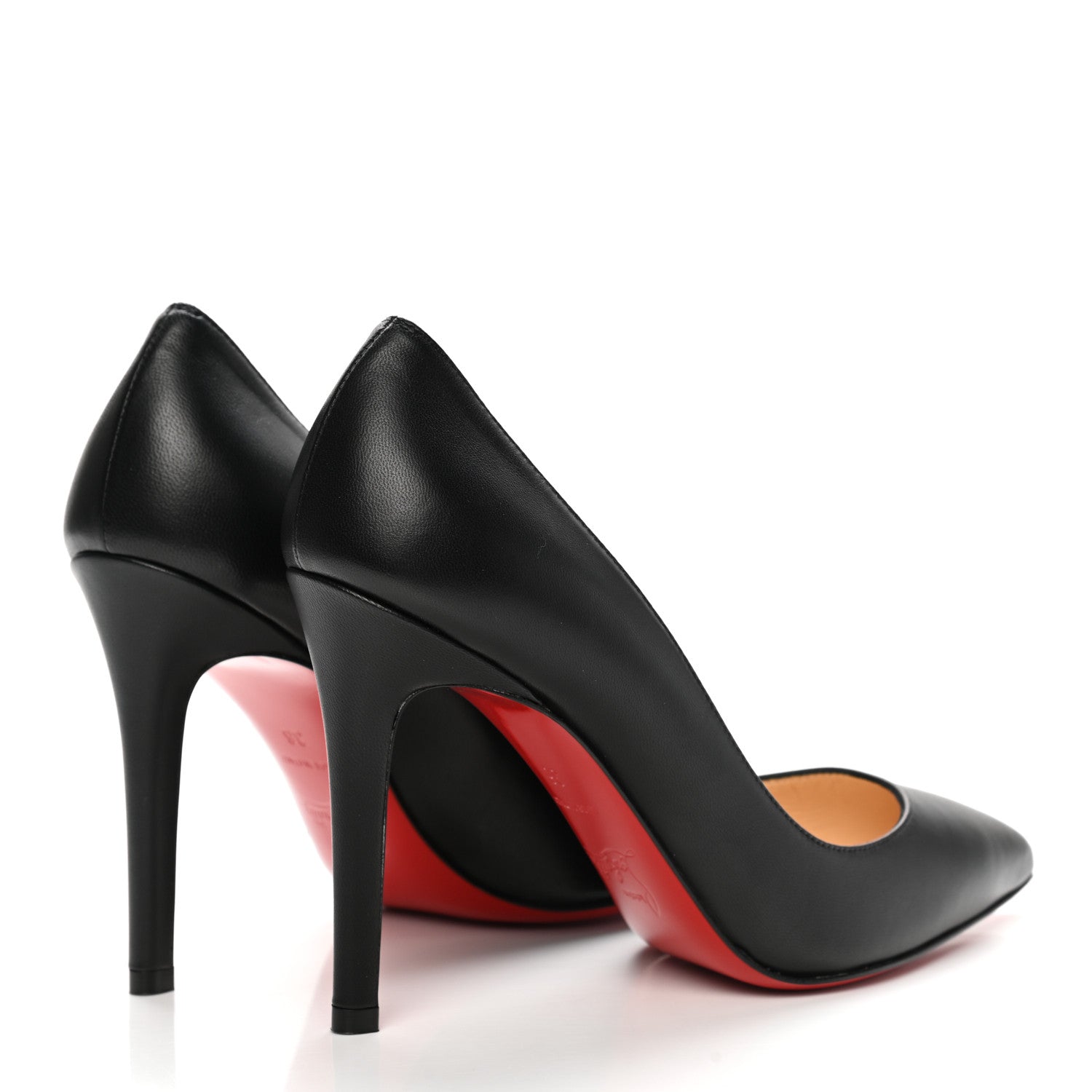 Christian Louboutin Shiny Nappa Pigalle 100 Pumps 36 Black 4 of 8
