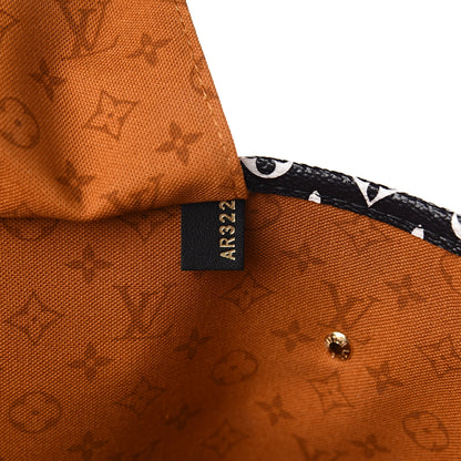 Louis Vuitton Monogram Giant Crafty Neverfull MM Creme Caramel 6 of 10