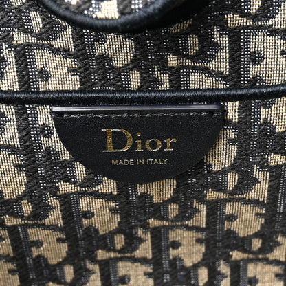 Christian Dior Oblique Small Promenade Shopping Bag Blue Multicolor 6 of 9