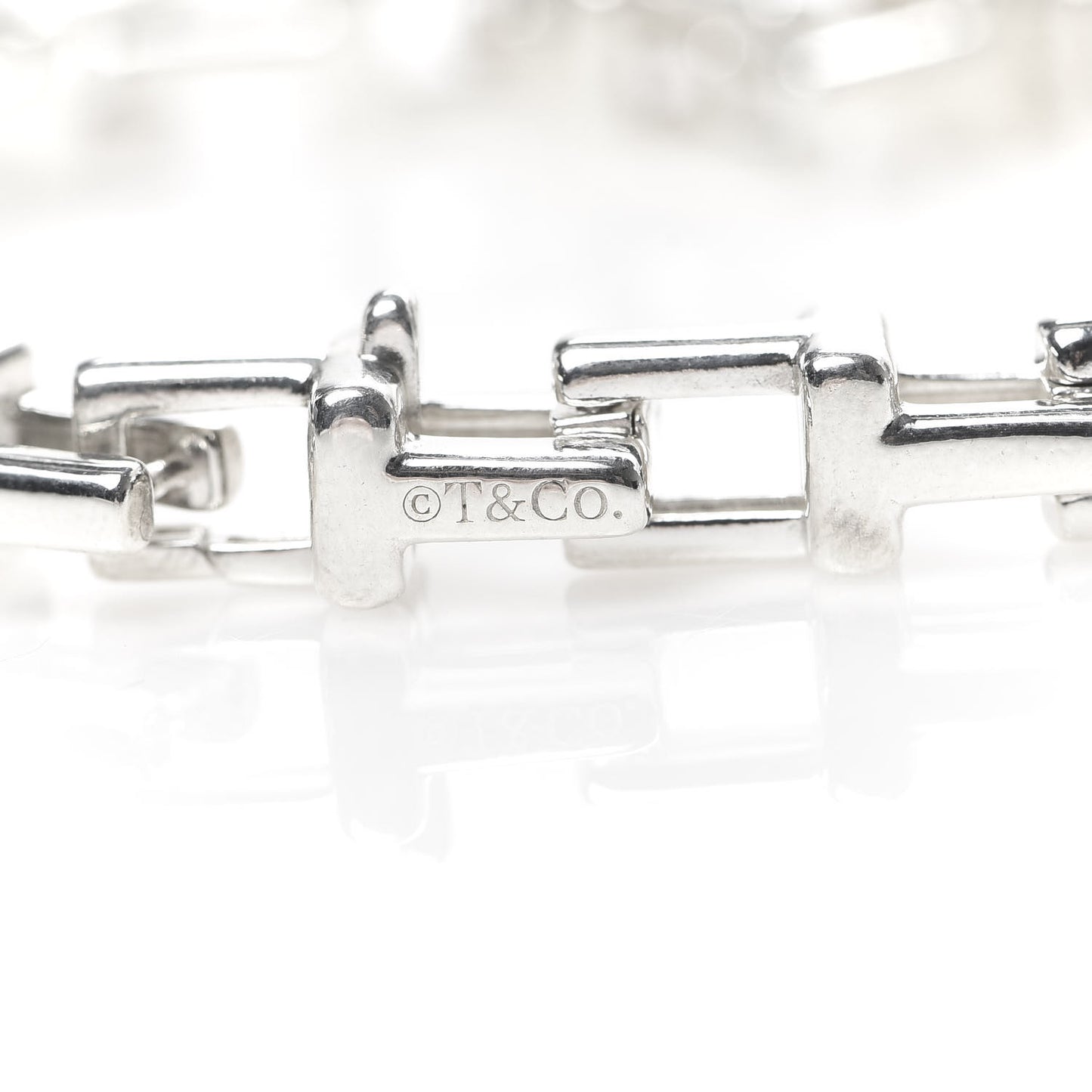Sterling Silver T Chain Bracelet