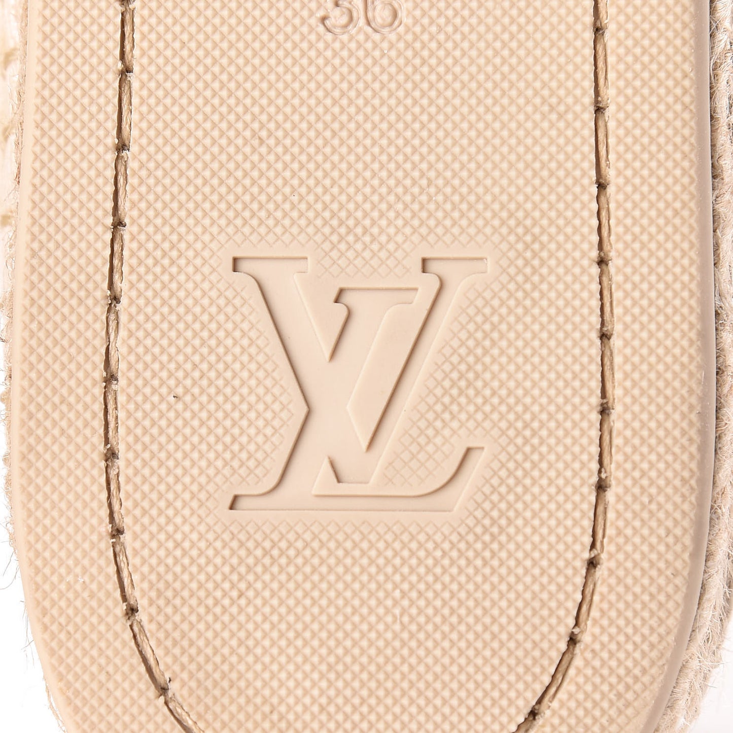 Canvas Waterfall Espadrille Flats 36 Ecru