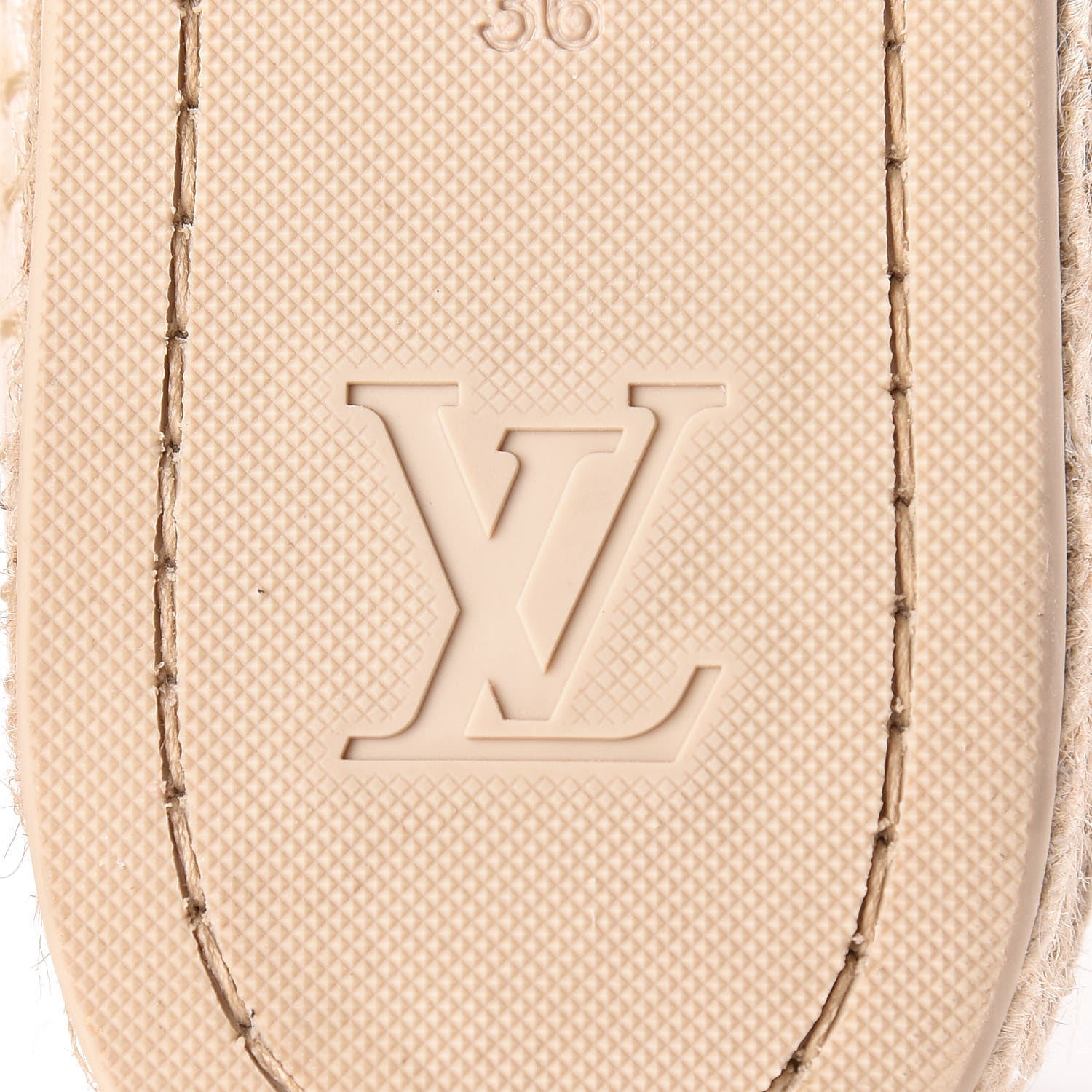 Louis Vuitton Canvas Waterfall Espadrille Flats 36 Ecru 9 of 14