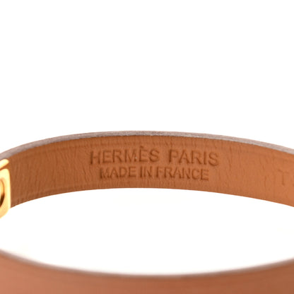 Hermes Swift Rivale Micro Bracelet T3 Gold 4 of 5
