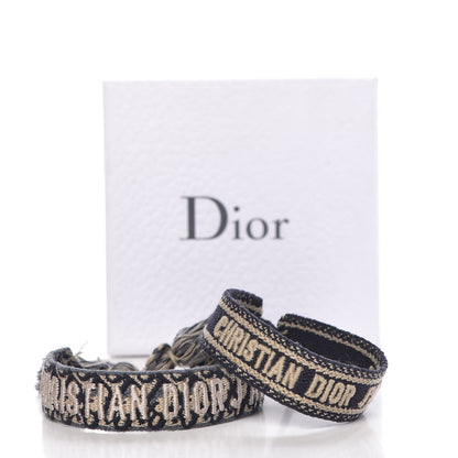Christian Dior Woven Cotton J'Adior Friendship Bracelet Set Navy 5 of 5