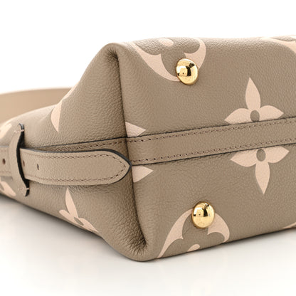 Louis Vuitton Empreinte Monogram Giant CarryAll PM Tourterelle Creme 9 of 11