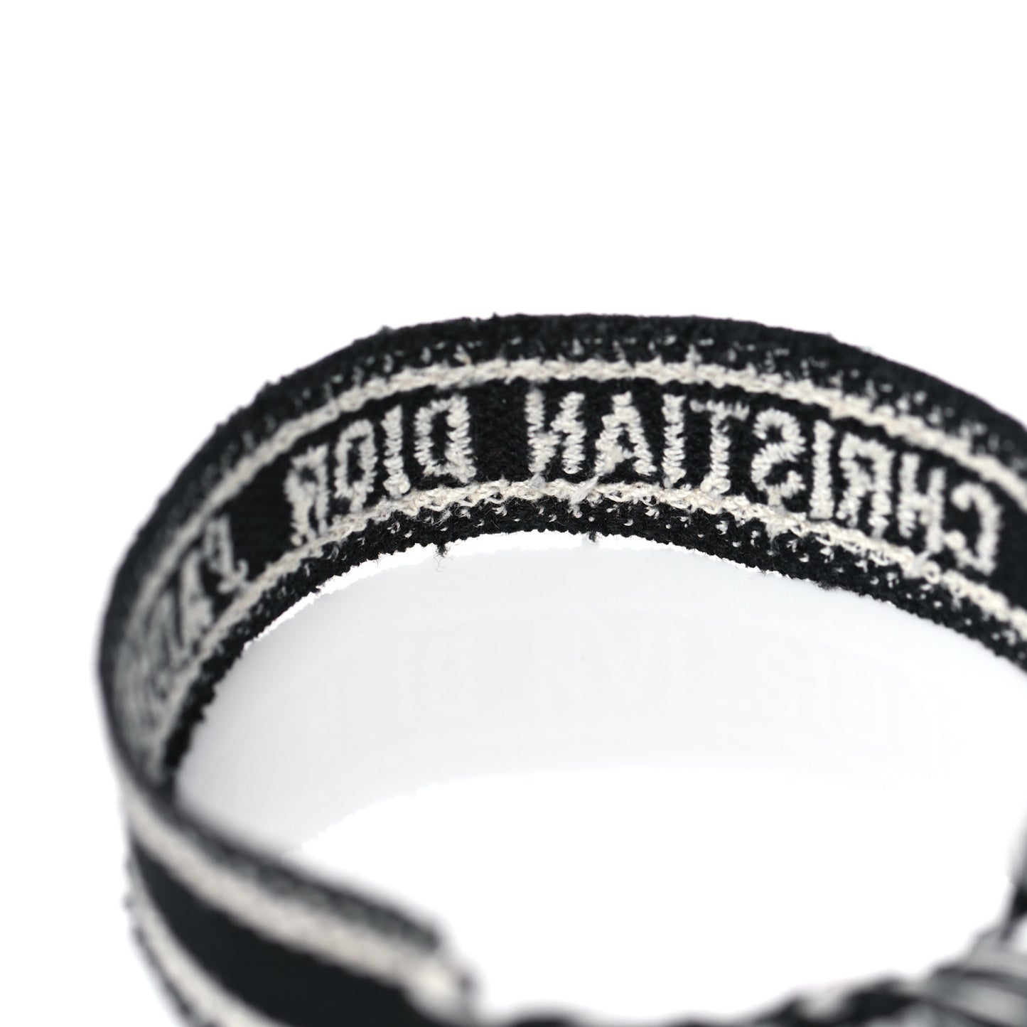 Woven Cotton J'Adior Friendship Bracelet Set Black Orange