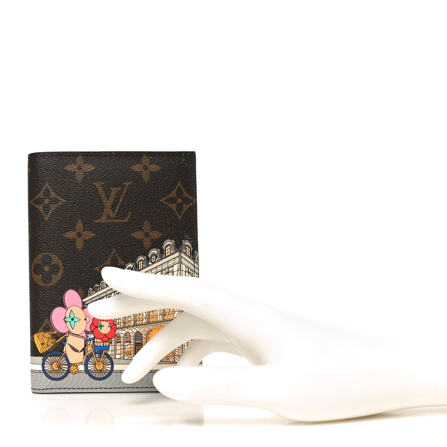 Louis Vuitton Monogram 2022 Christmas Animation Paris Passport Cover Pink 2 of 7