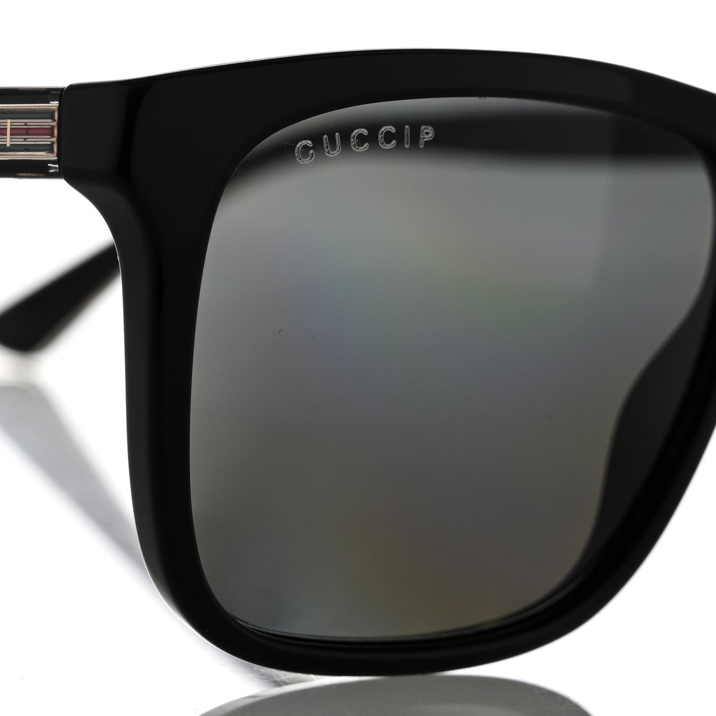 Acetate Frame Sunglasses GG0381S Black