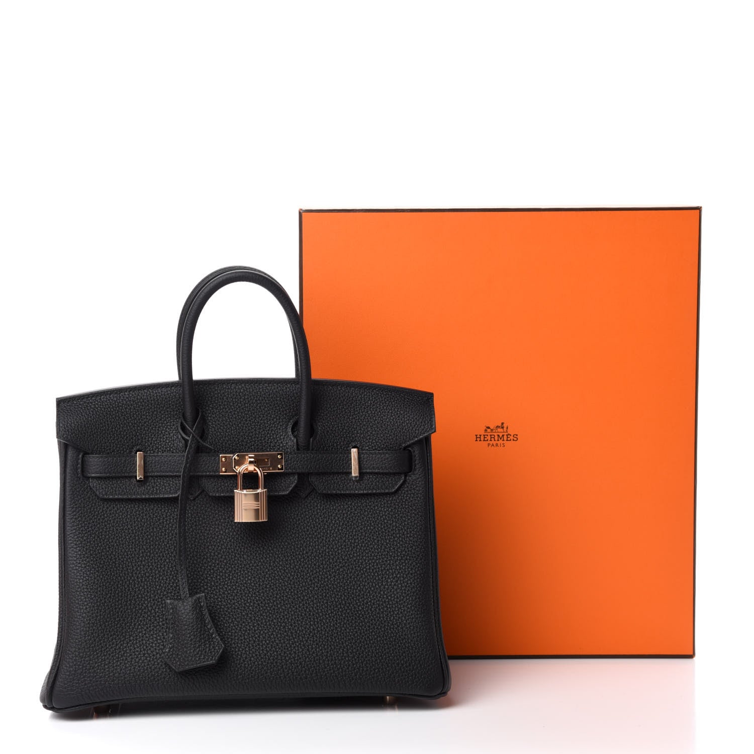 Hermes Togo Birkin 25 Black 11 of 11