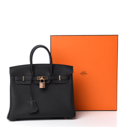 Hermes Togo Birkin 25 Black 11 of 11