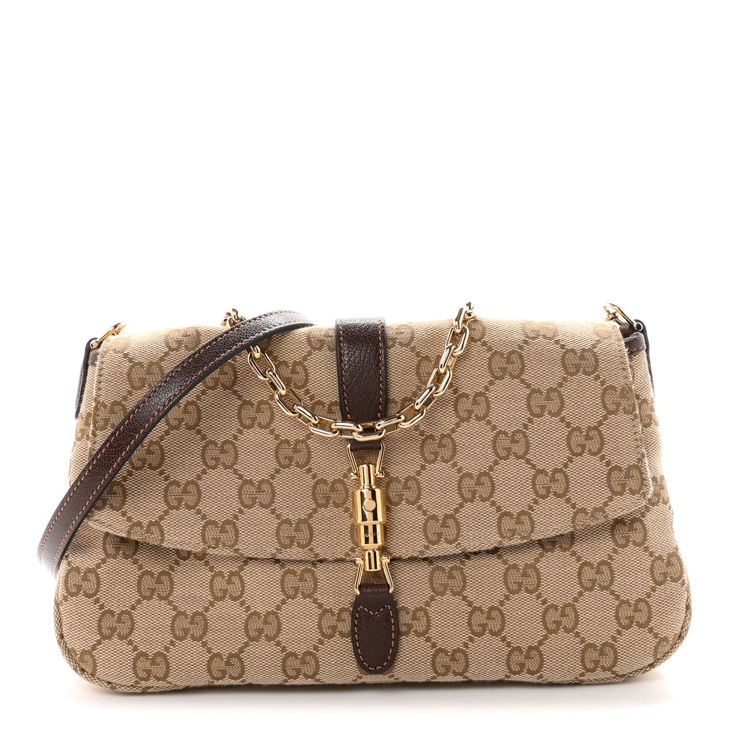 Gucci Monogram Medium Aperitivo Shoulder Bag  Sand Brown 1 of 9
