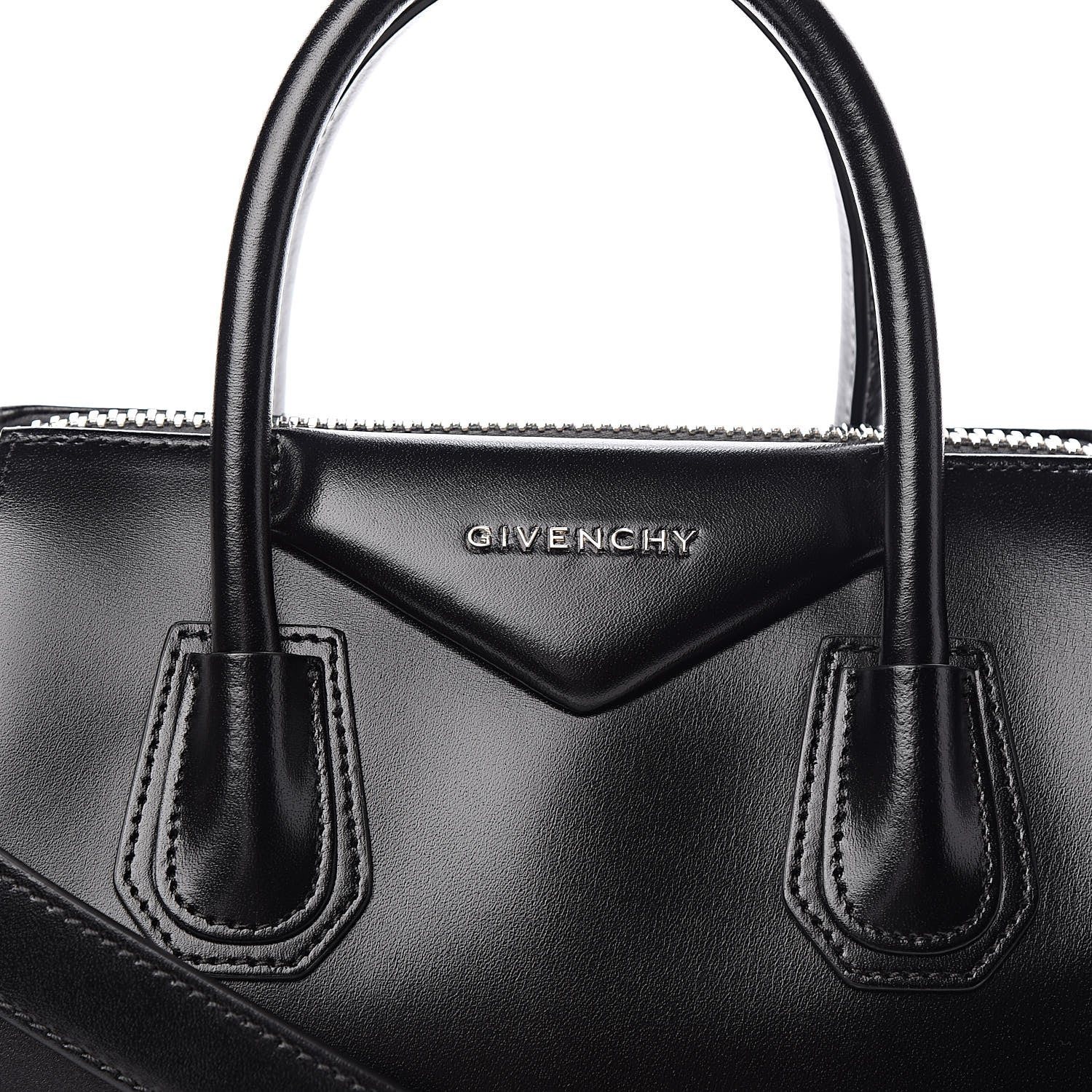 Givenchy Shiny Lord Calfskin Small Antigona Black 9 of 9