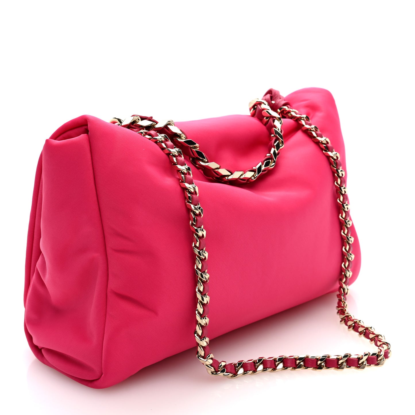 Padded Recycled Nylon Medium Lily Mulberry Pink