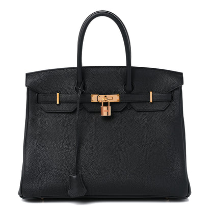 Hermes Togo Birkin 35 Black 1 of 16