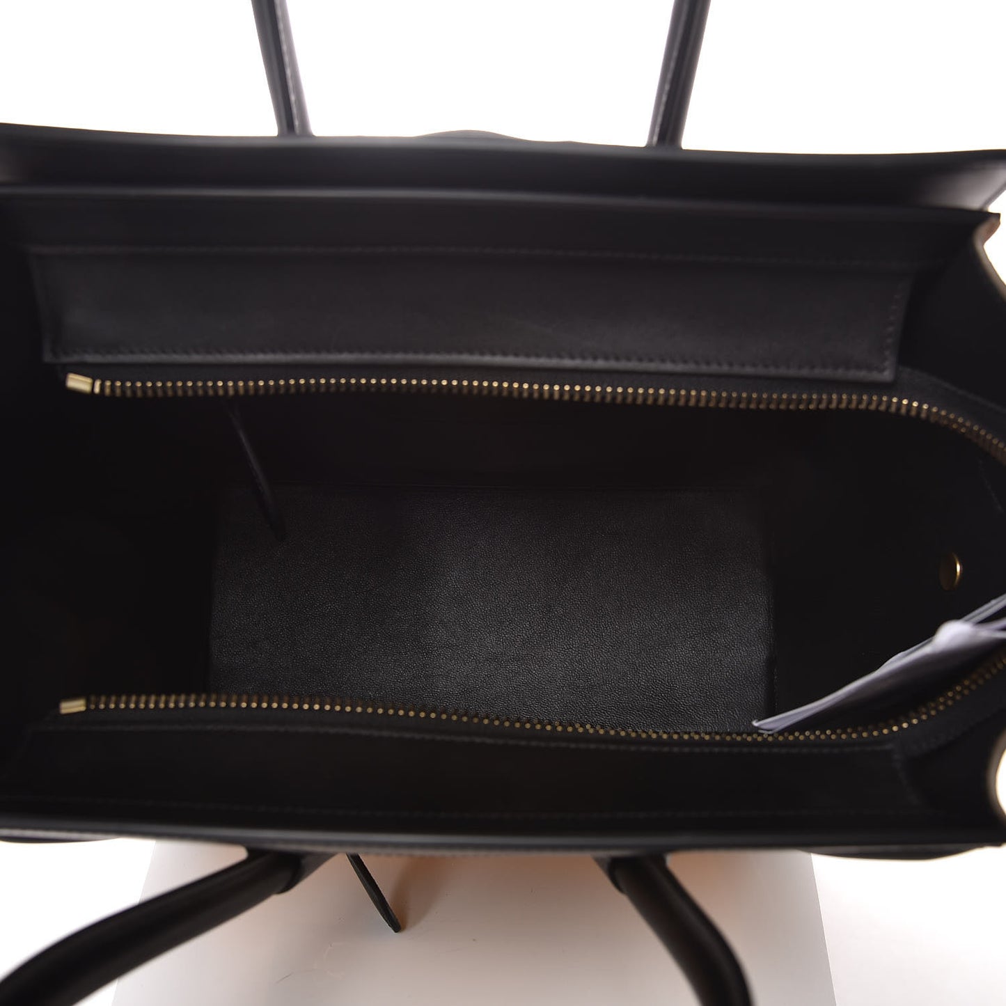 Baby Grained Calfskin Nubuck Micro Tri-Color Luggage Corn