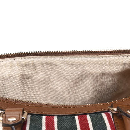 Gucci Canvas Vintage Web Medium Boston Off White 15 of 16