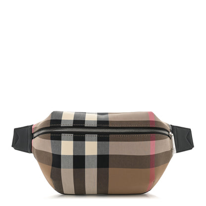 Burberry House Check Sonny Bum Bag Taupe Brown 1 of 10