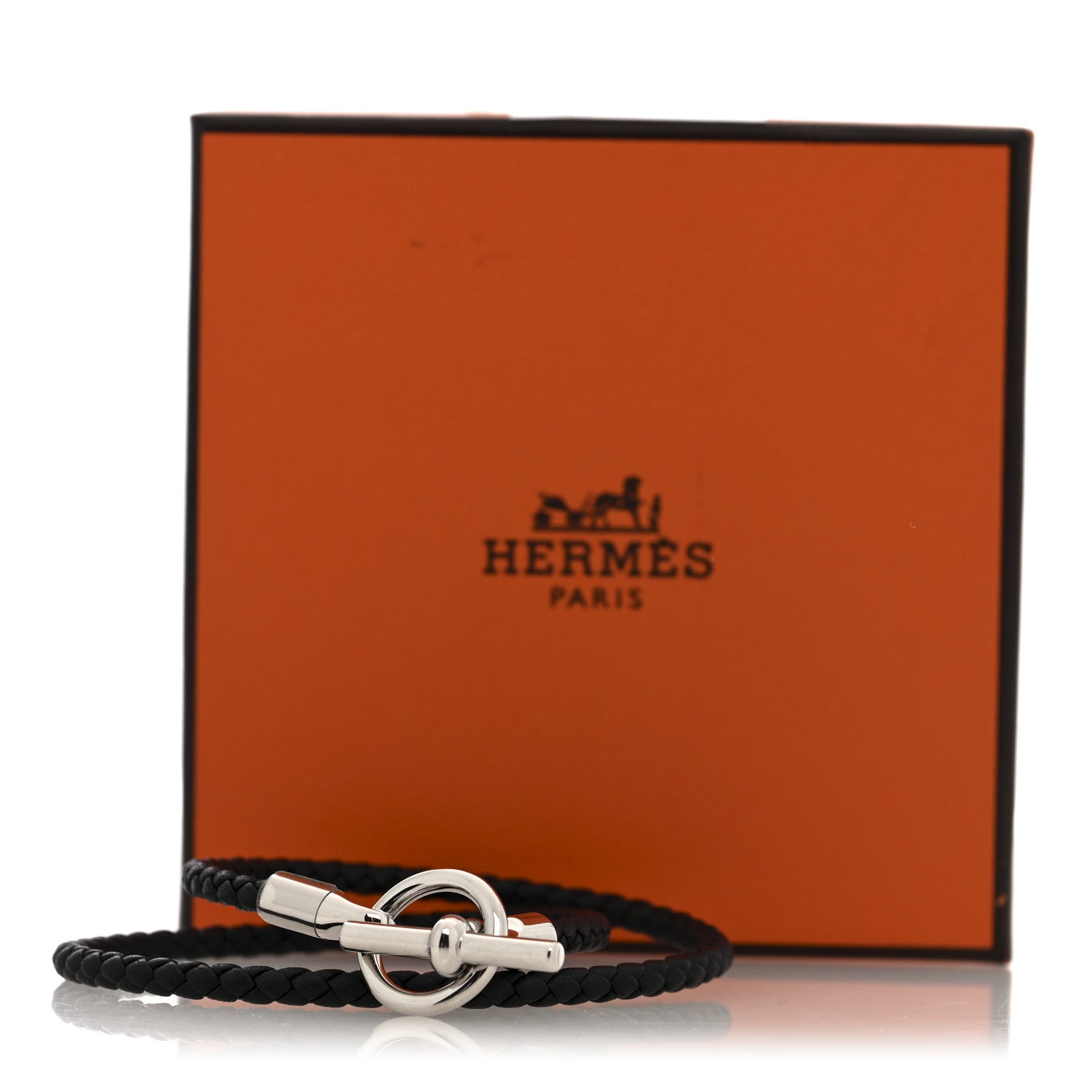Hermes Swift Glenan Double Tour Bracelet T1 Black 5 of 5